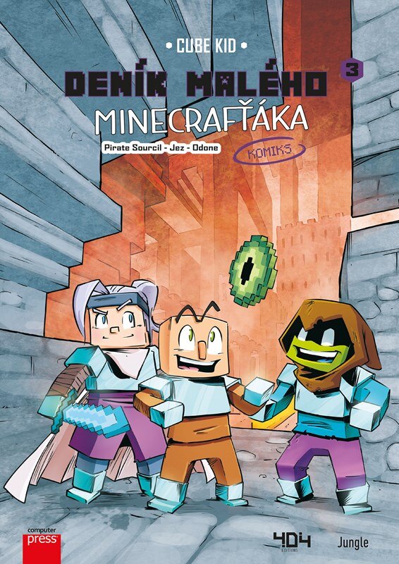 Obálka knihy Deník malého Minecrafťáka: komiks 3