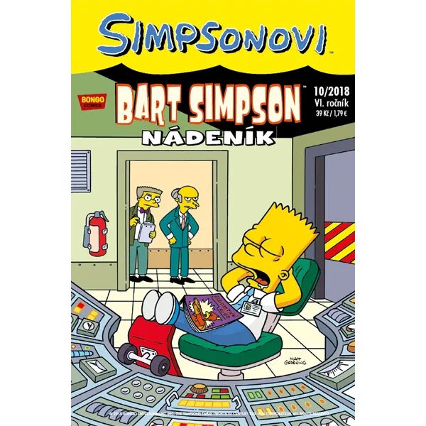 Obálka knihy Simpsonovi: Bart Simpson 10/2018 - Nádeník