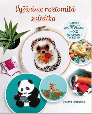 Obálka knihy Vyšíváme roztomilá zvířátka