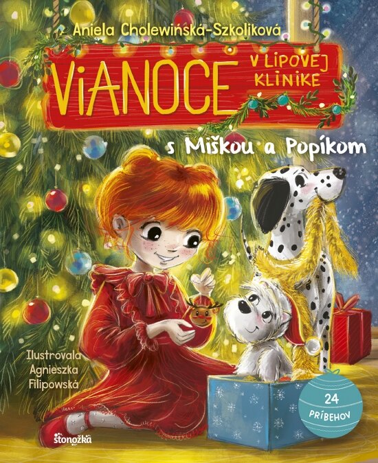 Obálka knihy Vianoce v Lipovej klinike s Miškou a Popíkom