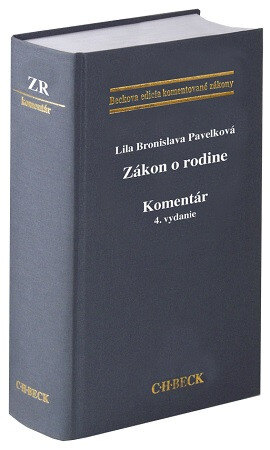 Obálka knihy Zákon o rodine. Komentár (4. vydanie)