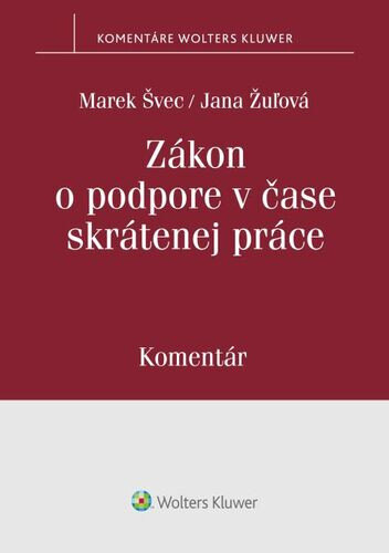 Obálka knihy Zákon o podpore v čase skrátenej práce