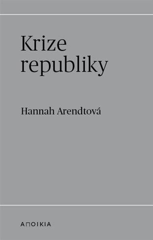 Obálka knihy Krize republiky