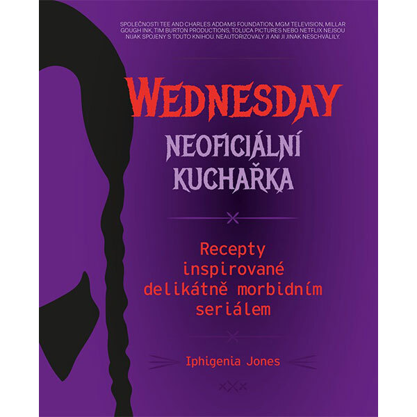 Obálka knihy Wednesday: Neoficiální kuchařka