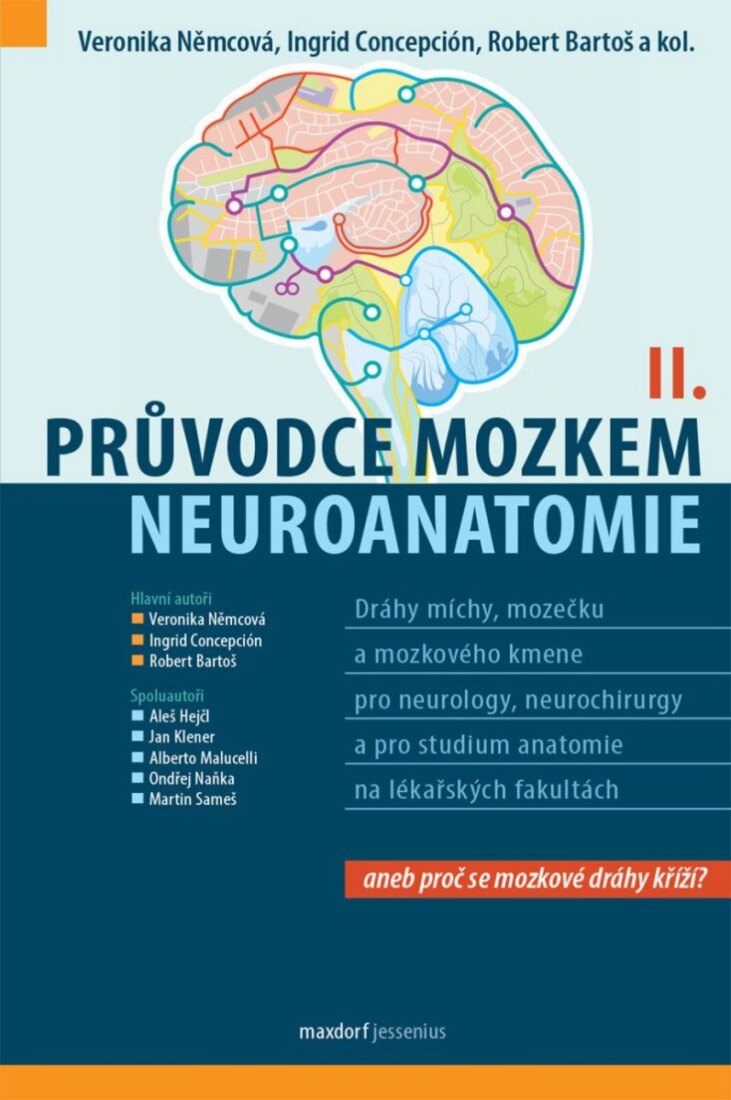 Obálka knihy Průvodce mozkem - Neuroanatomie II.
