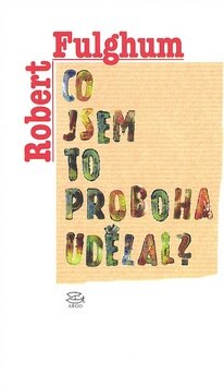 Obálka knihy Co jsem to proboha udělal?
