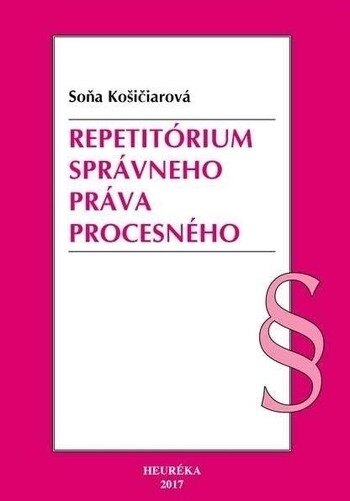 Obálka knihy Repetitórium správneho práva procesného