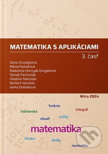 Obálka knihy Matematika s aplikáciami - 3. časť