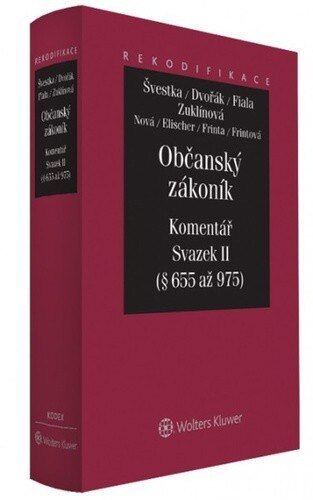 Obálka knihy Občanský zákoník