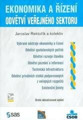 Obálka knihy Ekonomika a řízení odvětví veřejného sektoru