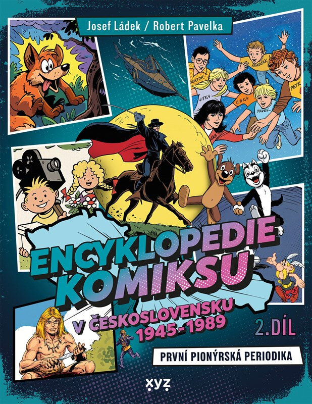 Obálka knihy Encyklopedie komiksu v Československu 1945 - 1989, 2. díl