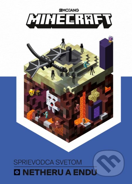Obálka knihy Minecraft: Sprievodca svetom Netheru a Endu