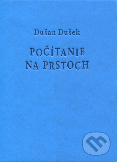 Obálka knihy Počítanie na prstoch (modrá pevná väzba)