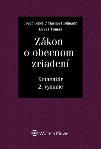 Obálka knihy Zákon o obecnom zriadení