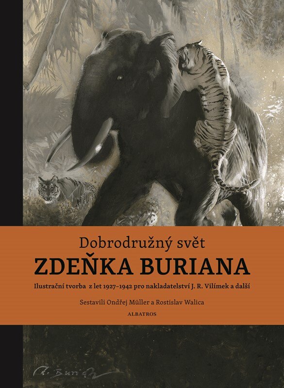 Obálka knihy Dobrodružný svět Zdeňka Buriana