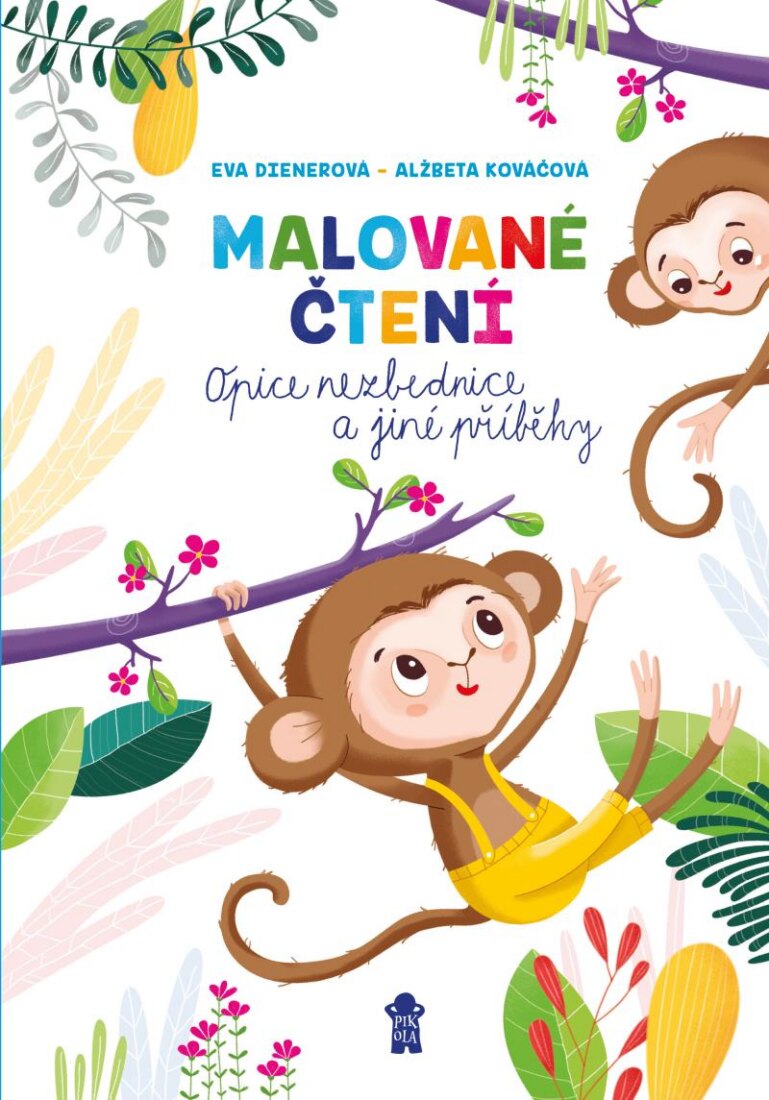 Obálka knihy Malované čtení: Opice nezbednice a jiné příběhy