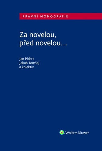 Obálka knihy Za novelou, před novelou...
