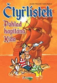 Obálka knihy Čtyřlístek Poklad kapitána Kida