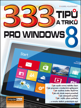 Obálka knihy 333 tipů a triků pro Windows 8