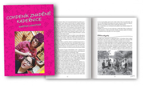 Obálka knihy Covideník znuděné kadeřnice