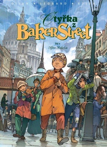 Obálka knihy Čtyřka z Baker Street Aféra Rabukin