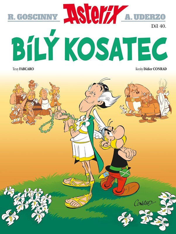 Obálka knihy Asterix 40 - Bílý kosatec
