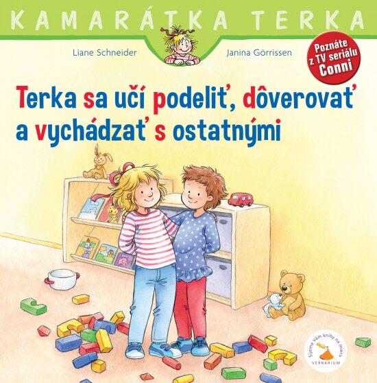 Obálka knihy Terka sa učí podeliť, dôverovať a vychádzať s ostatnými