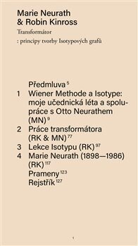 Obálka knihy Transformátor: principy tvorby Isotypových grafů