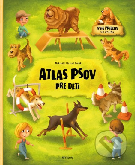 Obálka knihy Atlas psov pre deti