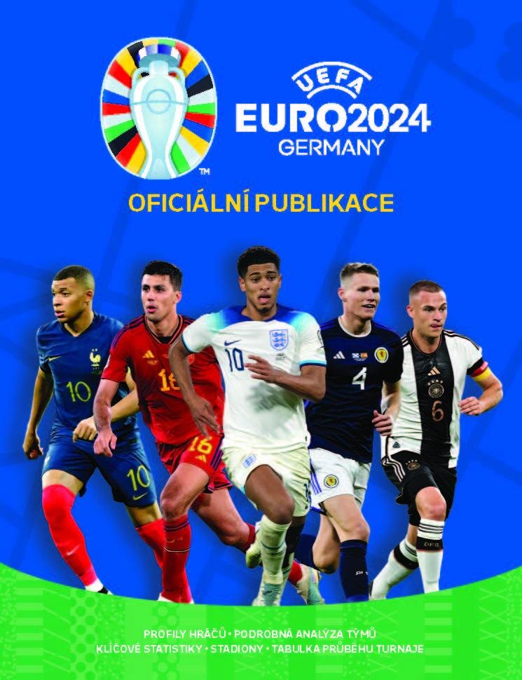 Obálka knihy Euro 2024 oficiální publikace
