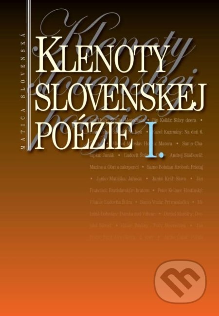 Obálka knihy Klenoty slovenskej poézie I.