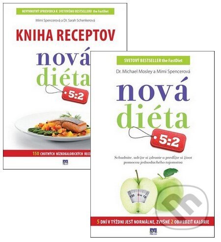 Obálka knihy Nová diéta 5:2 (kolekcia 2 kníh)