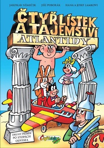 Obálka knihy Čtyřlístek tajemství Atlantidy