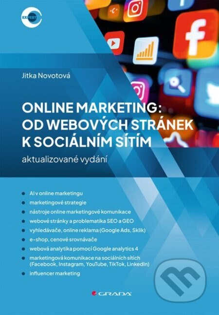 Obálka knihy Online marketing: Od webových stránek k sociálním sítím