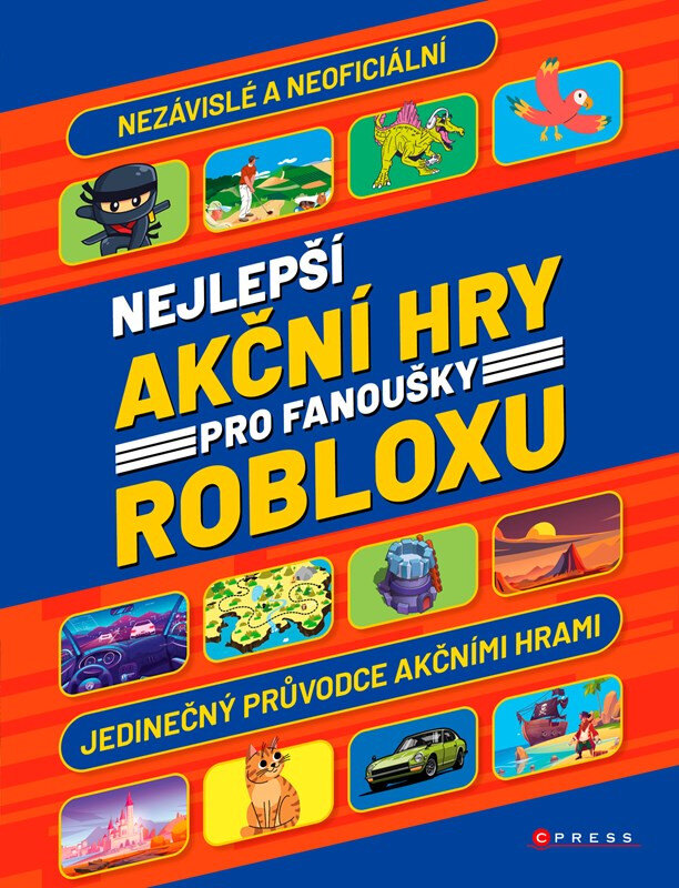 Obálka knihy Nejlepší akční hry pro fanoušky Robloxu