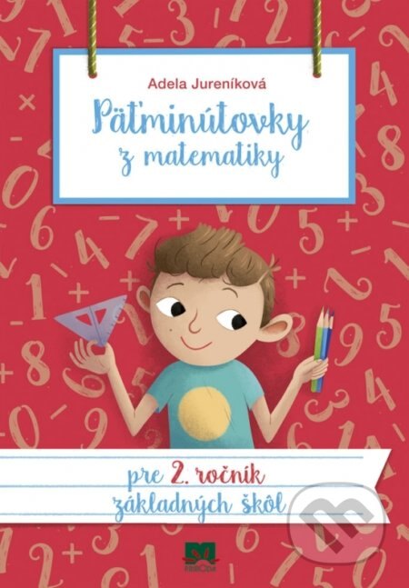Obálka knihy Päťminútovky z matematiky pre 2. ročník základných škôl