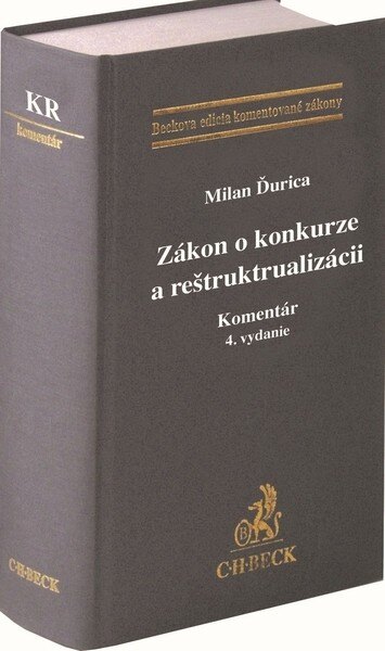 Obálka knihy Zákon o konkurze a reštrukturalizácii. Komentár. 4. vydanie