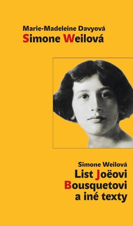Obálka knihy Simone Weilová