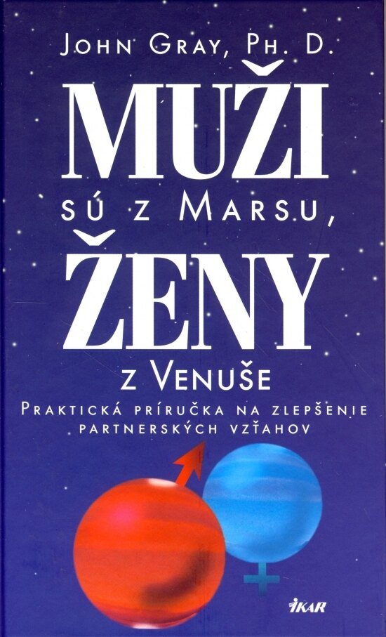 Obálka knihy Muži sú z Marsu, ženy z Venuše, 2. vydanie