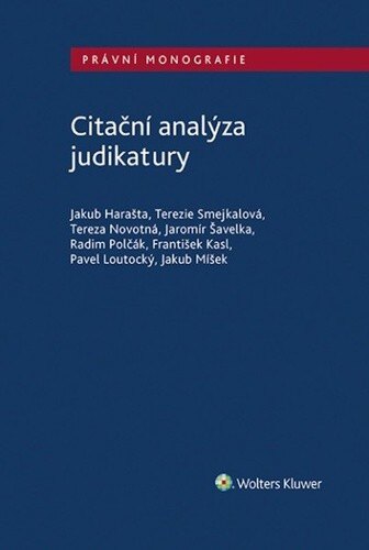 Obálka knihy Citační analýza judikatury
