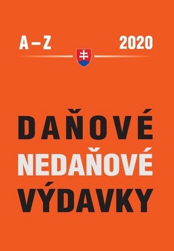 Obálka knihy Daňové nedaňové výdavky 2020 A - Z