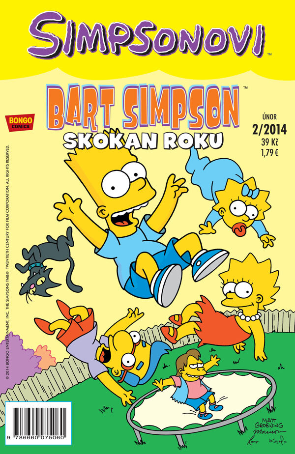 Obálka knihy Simpsonovi: Bart Simpson 02/2014 - Skokan roku