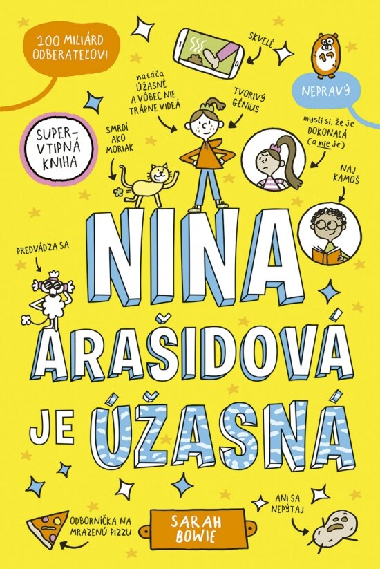 Obálka knihy Nina Arašidová je úžasná