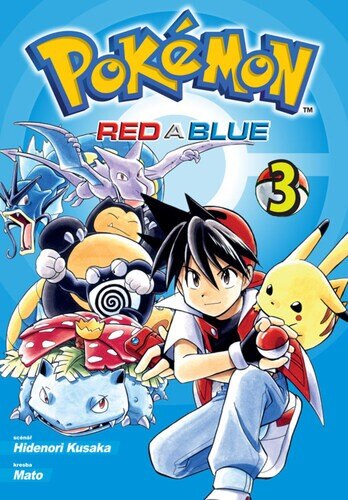 Obálka knihy Pokémon Red a Blue 3