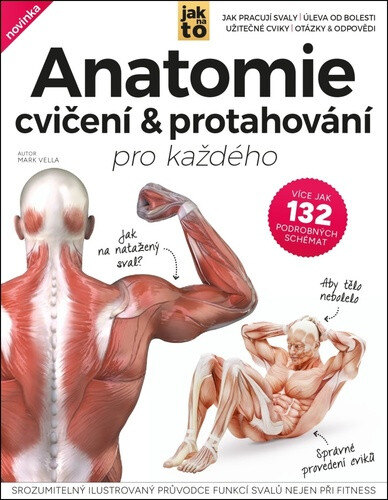 Obálka knihy Anatomie cvičení & protahování pro každého