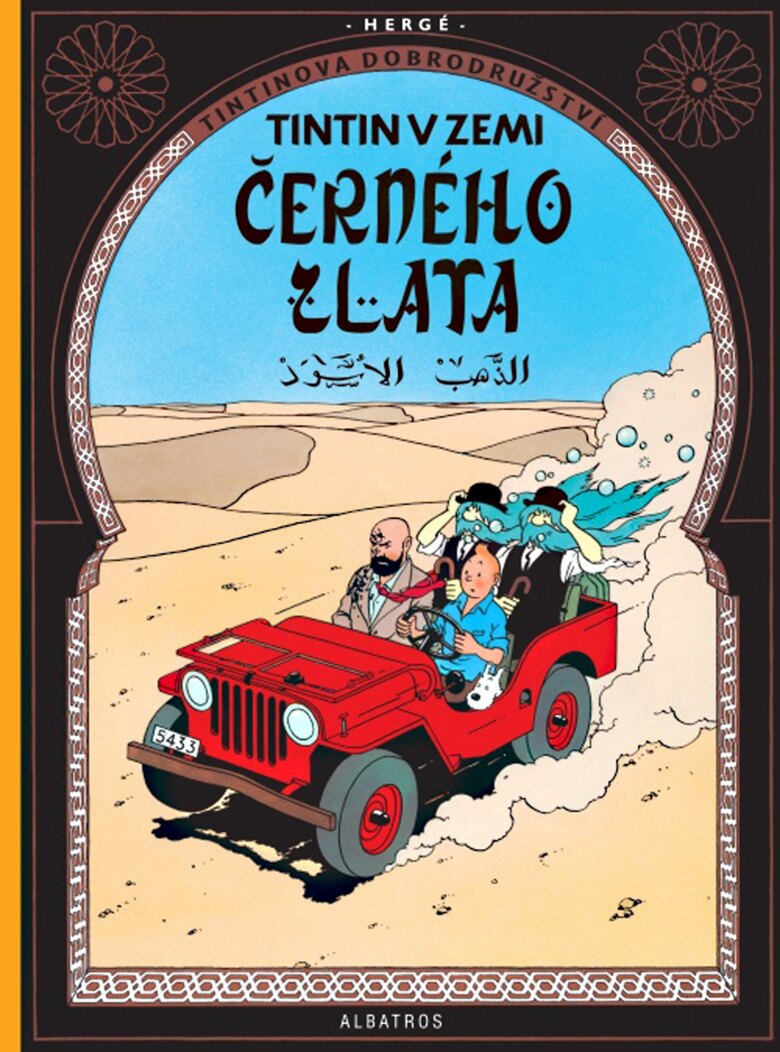 Obálka knihy Tintin (15) - Tintin v zemi černého zlata