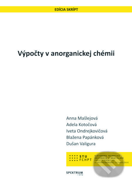 Obálka knihy Výpočty v anorganickej chémii