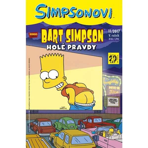 Obálka knihy Simpsonovi: Bart Simpson 11/2017 - Holé pravdy