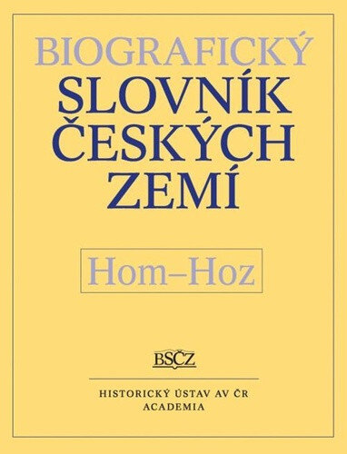 Obálka knihy Biografický slovník českých zemí Hom-Hoz
