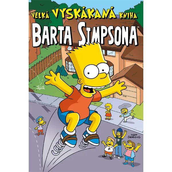 Obálka knihy Velká vyskákaná kniha Barta Simpsona